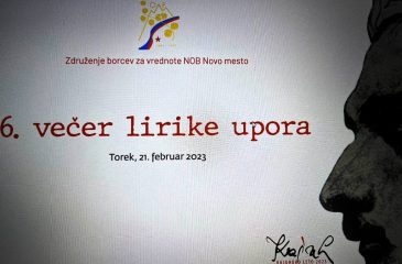 6. večer lirike upora